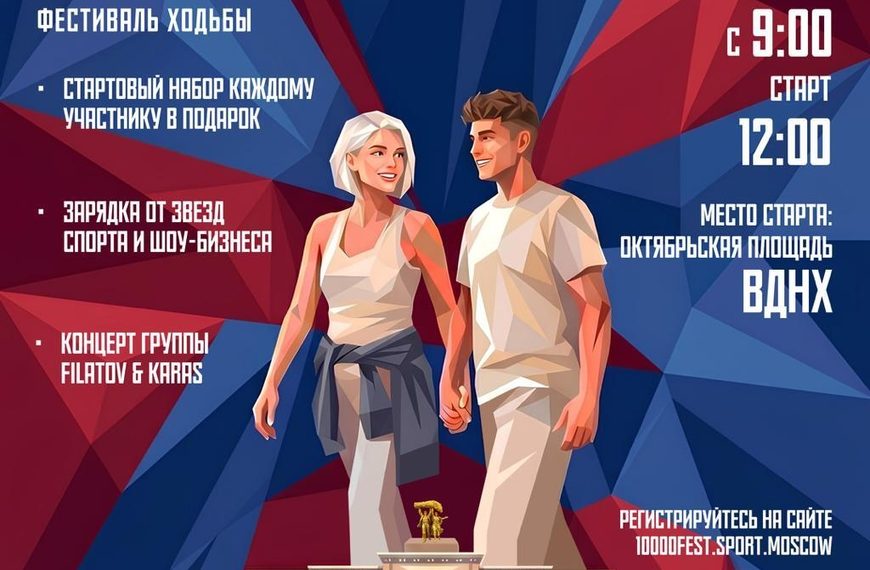 Фестиваль ходьбы 10 000 шагов!